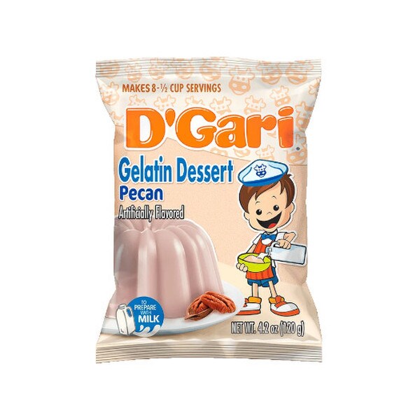 D'GARI GELATIN WALNUT NUEZ MILK 4.2